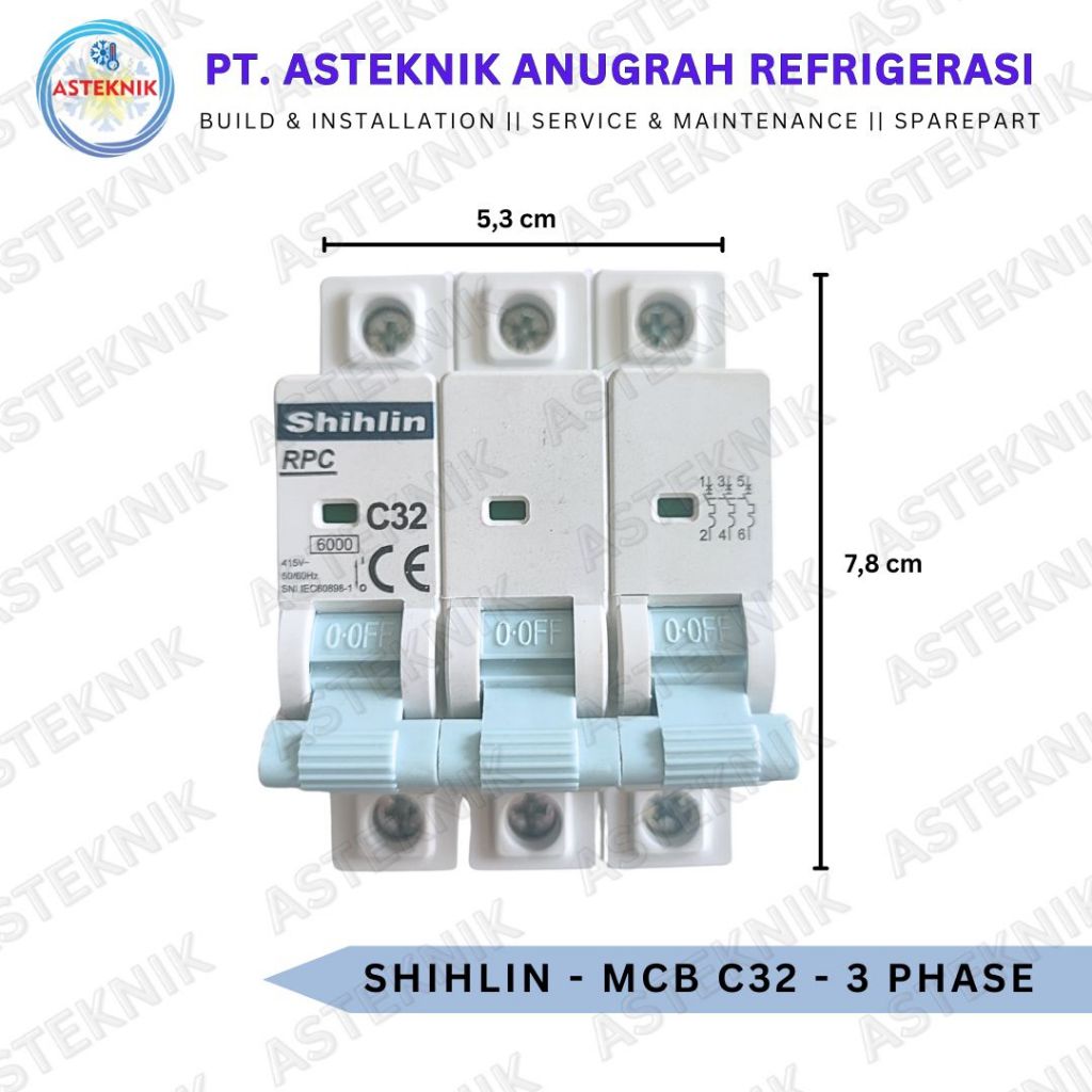 MCB - RPC - C32 - 3Phase (Shihlin)