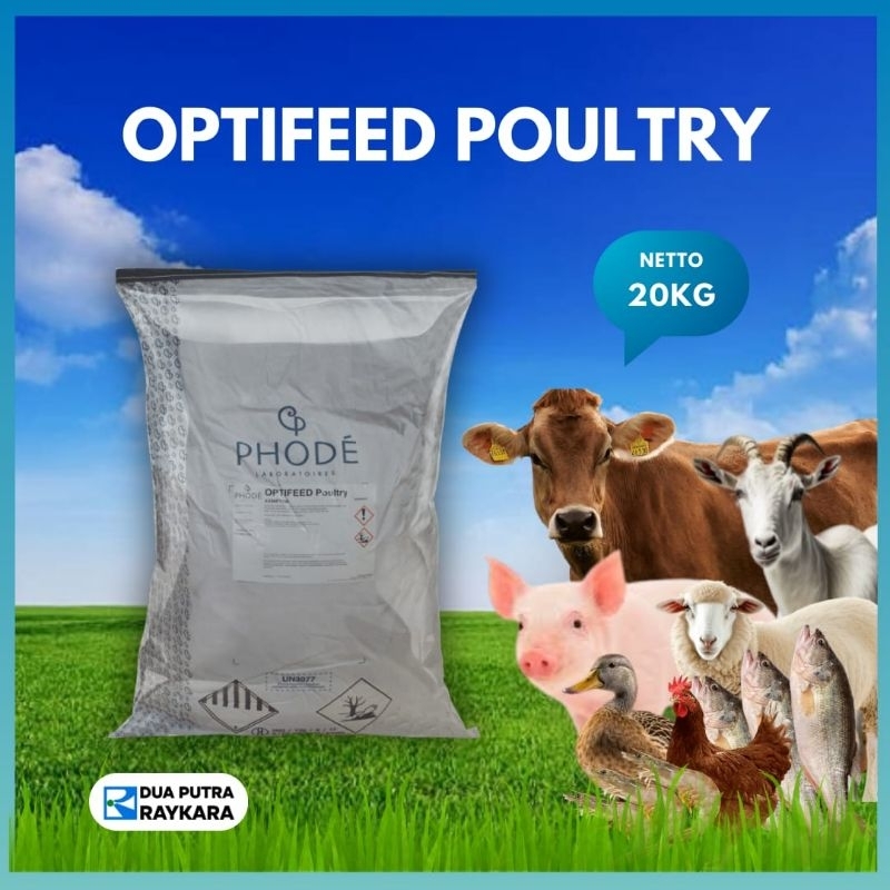 

OPTIFEED POULTRY @20kg- VITAMIN DAN SUPLEMEN (PENGENDALI NAFSU MAKAN HEWAN TERNAK).