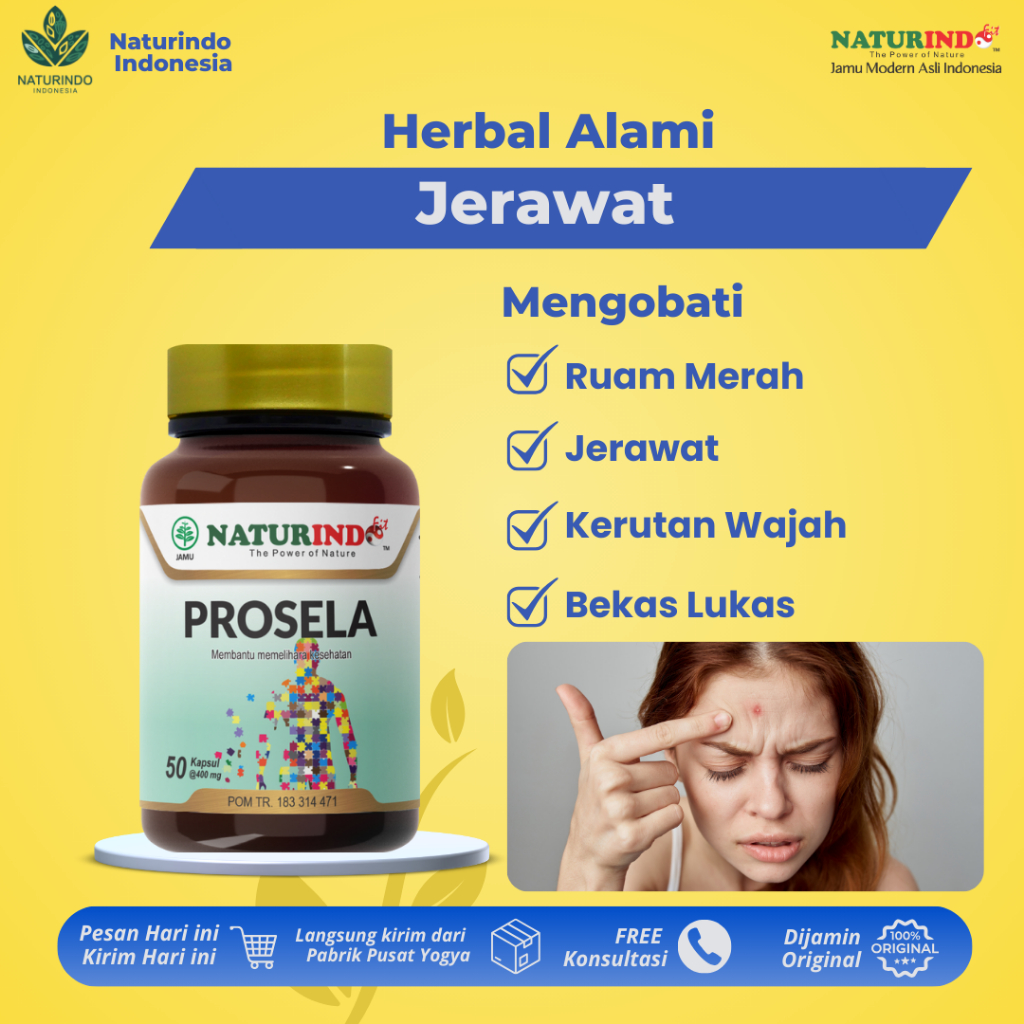 Obat Penghilang Bekas Luka Jerawat Koreng Regenerasi Sel Peremajaan Sel Herbal Naturindo