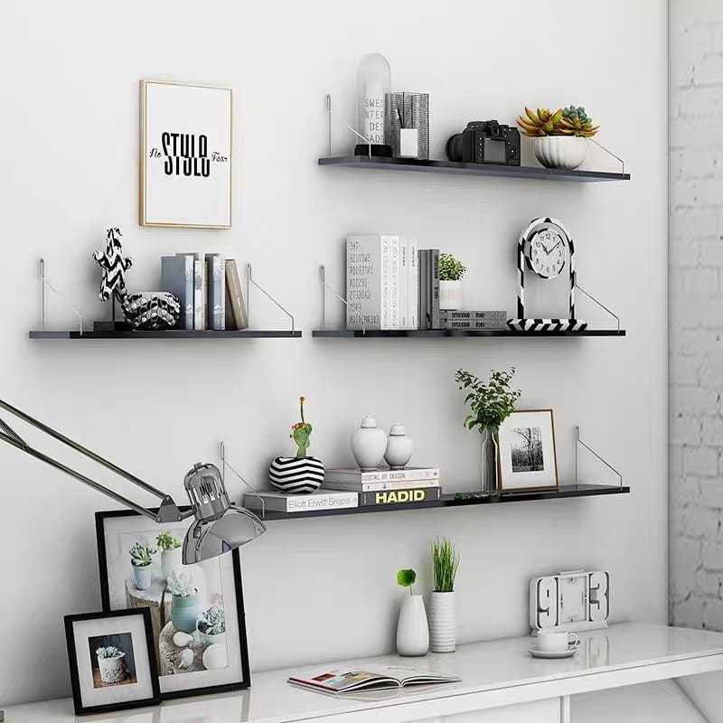 RAK DINDING MINIMALIS - RAK DINDING KAYU AESTETIK MINIMALIS