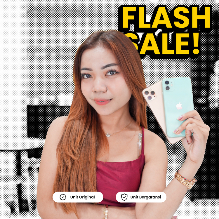 【FLASH SALE!】iPhone 11 Series Garansi IMEI 1 Tahun