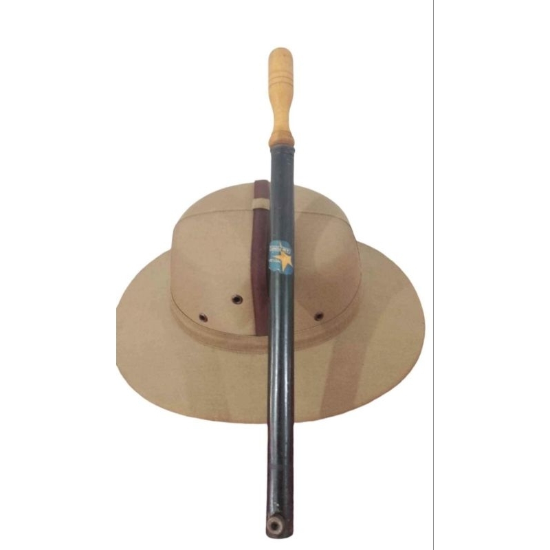 Pompa Tangan Kayu Sepeda Onthel [Hanya Pompa] Merk ST Trade Mark