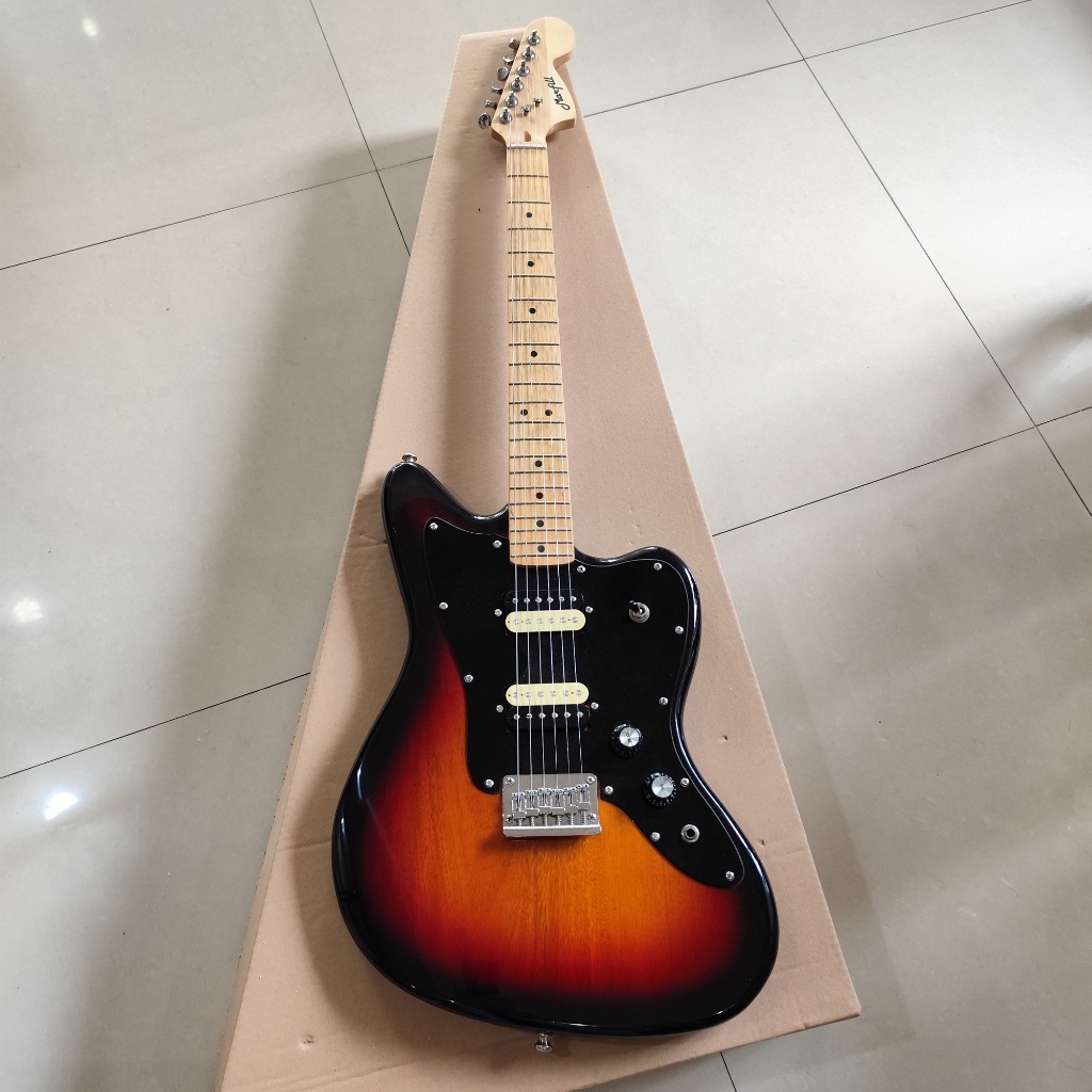 Gitar Listrik Elektrik Marfill Jaguar Sunburst Original
