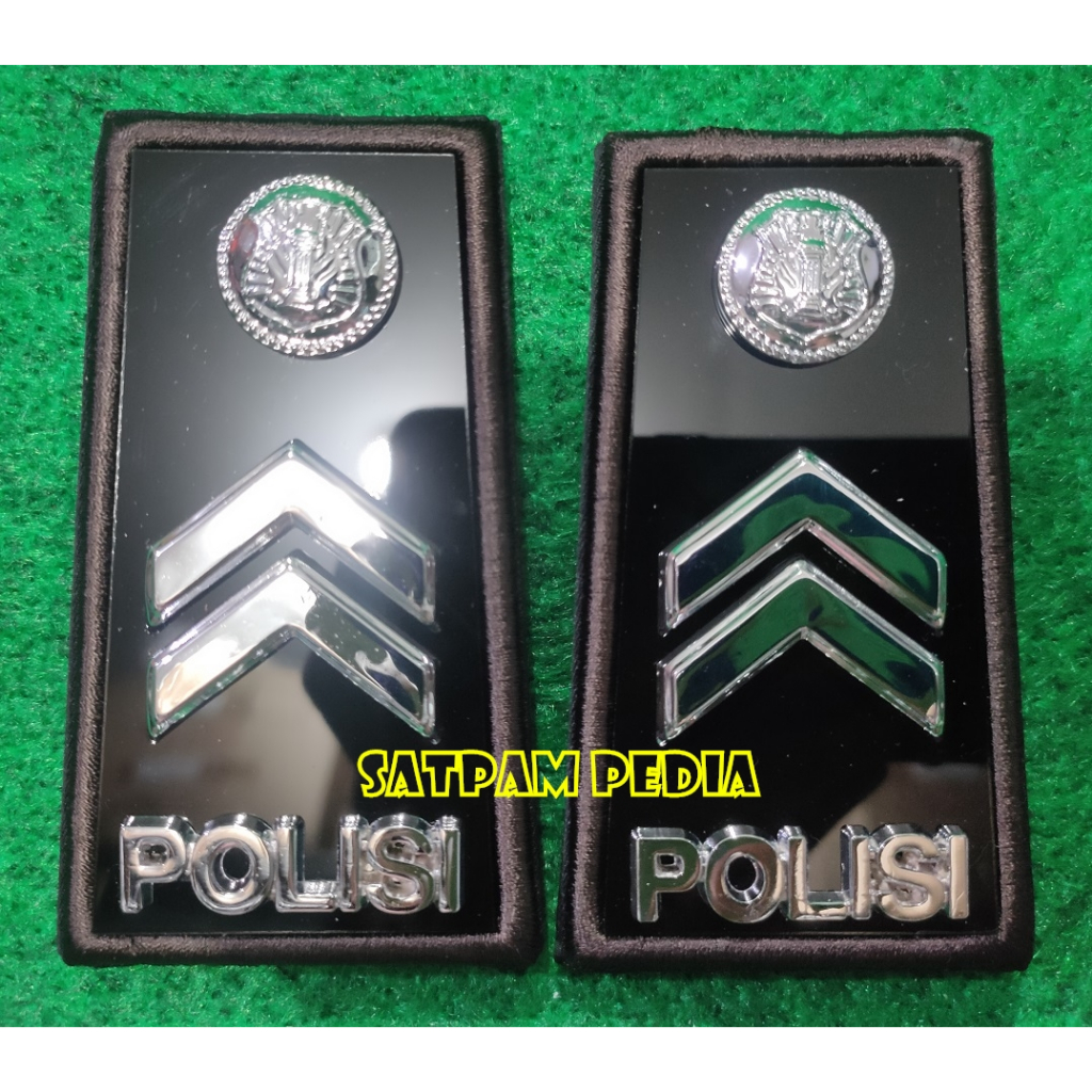 Pangkat Briptu PDH Akrilik AIJ - Pangkat PDH Briptu Akrilik