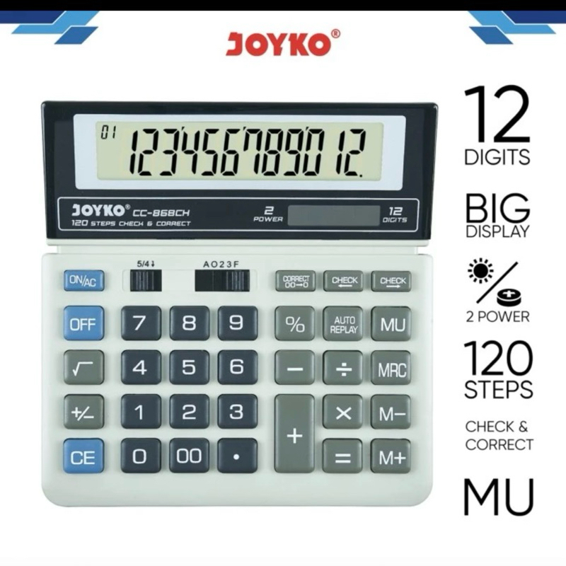 

Calculator Kalkulator Joyko CC-868CH 12 Digits