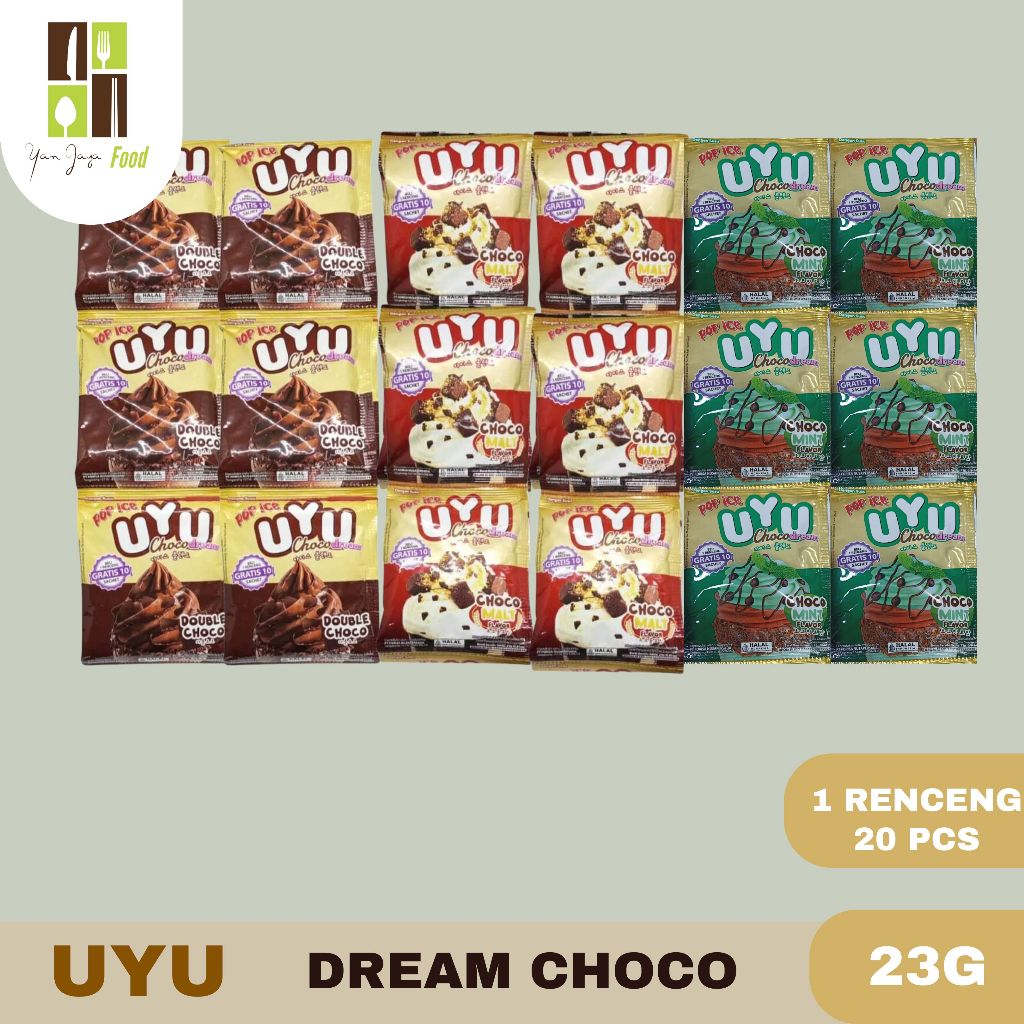 

Pop Ice Uyu Dream Choco / Malt / Mint / Double Choco 1RCG