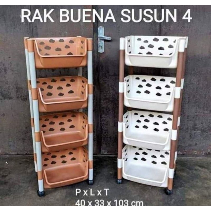 Rak buena 4 susun SANGAT COCOK UNTUK KADO / HADIAH / HAMPERS DLL FL BAGUS CANTIK TOP VIRAL TERLARIS 
