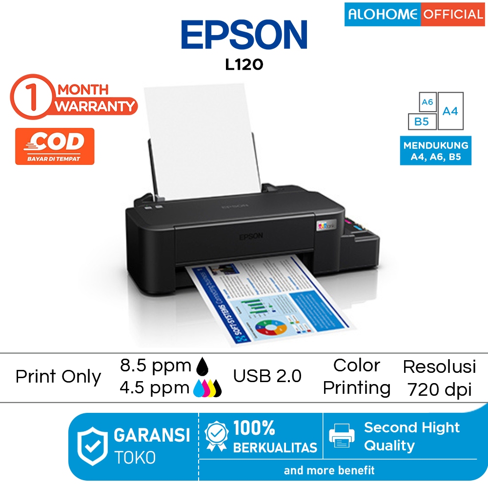 Epson L120 - Printer Inkjet Warna dengan Tinta Isi Ulang Terjangkau