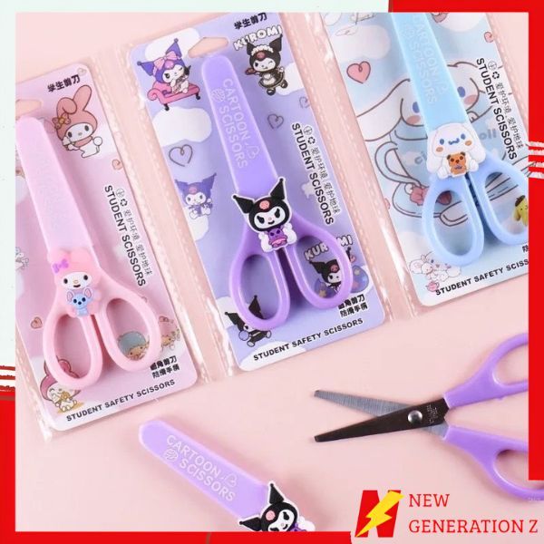 

NGZ Gunting Motif Karakter Lucu Alat Tulis Anak Sekolah Kartun Diy Kertas Tangan Kantor ATK Scissors Mini Gunting Lucu Terbaru
