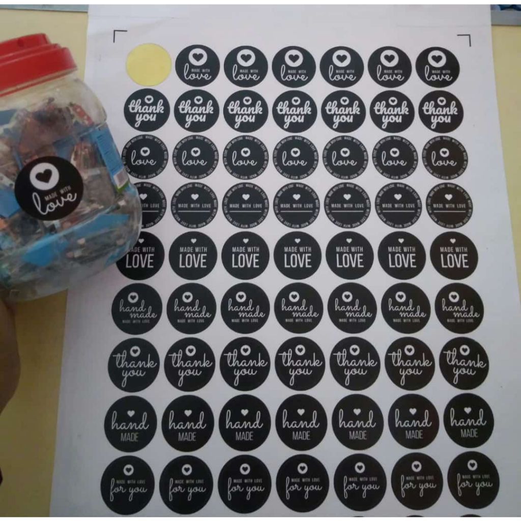 

Cetak Stiker Label BONTAK/Sticker Bontaq Cutting (Bulat)/Label Stiker Bontak