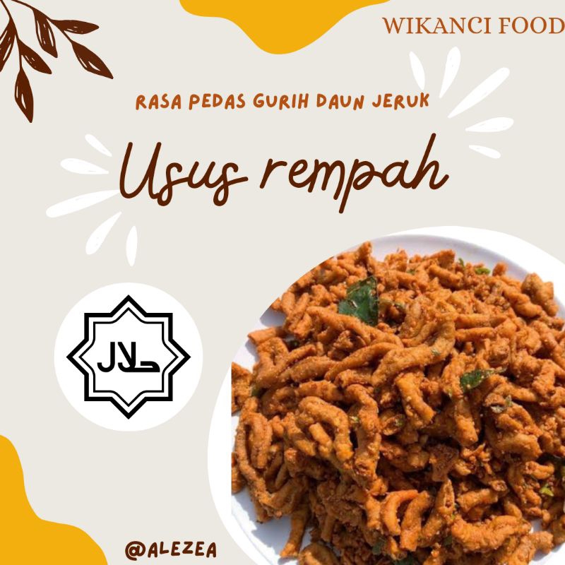 

[Wikanci] keripik usus ayam rasa pedas daun jeruk renyah enak tanpa bahan pengawet