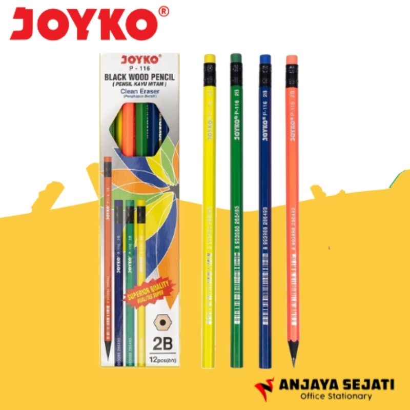 

Pensil 2B Joyko P-116 | Perlusin