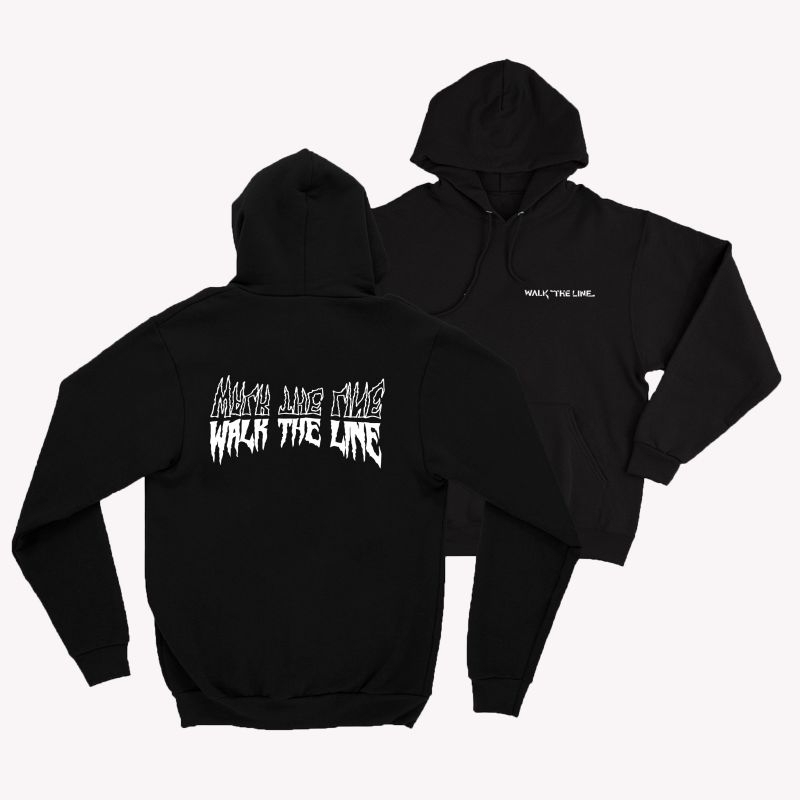 jakat hoodie engene walk the line sablon bulak balik gratis polaroid 2pcs