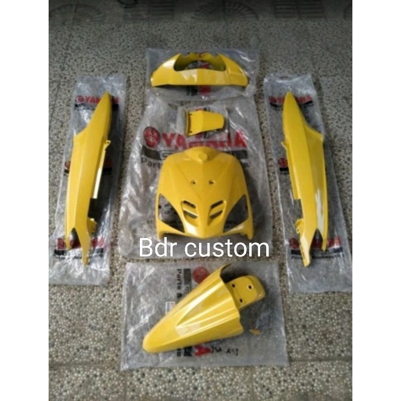 paketan FULL BODY HALUS MIO SPORTY/MIO LAMA/MIO OLD ORIGINAL 5 LW WARNA KUNING ORIGINAL YAMAHA VIETN