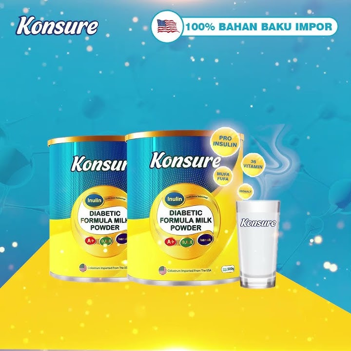 

SUSU KONSURE UNTUK PENDERITA DIABETES DAN GULA DARAH 1 KOTAK ISI 2 KALENG