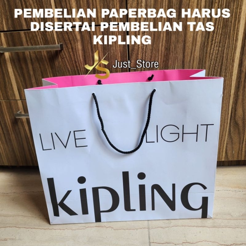 

(Harus disertai produk Kipling di toko kami) Paperbag / Giftbag Kipling