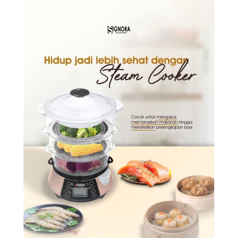 Alat kukus listrik signora /steril peralatan bayi