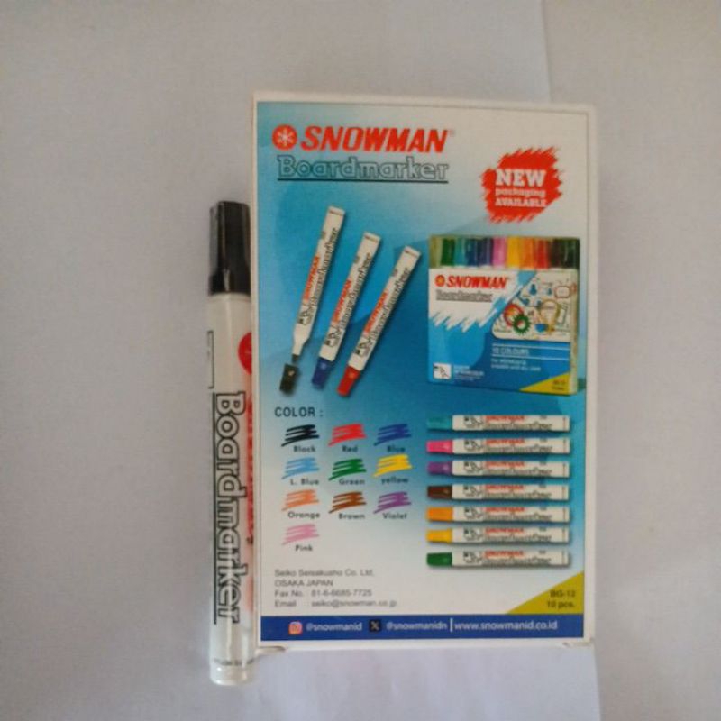 

SPIDOL SNOWMAN WHITE BOARD MAKER