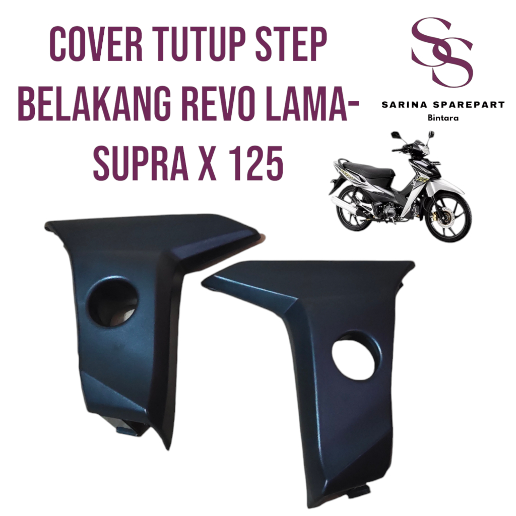 Cover Tutup Footstep Belakang Revo Lama Supra X 125 Batman Cover Tutup Step Supra X 125 Sepasang