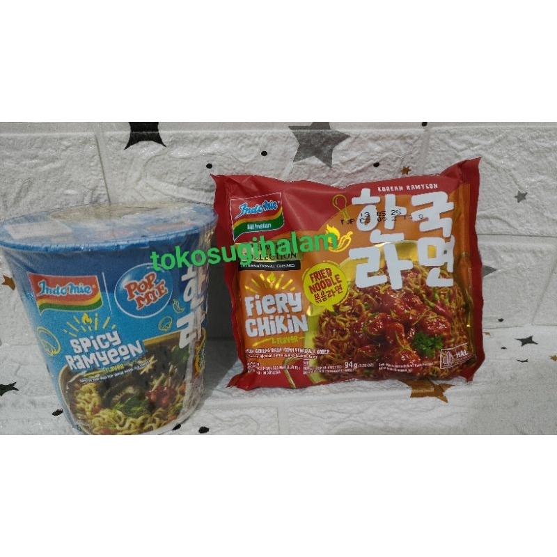 

NEW !!! POP MIE SPICY RAMYEON, MIE CUP ABC, POP MIE ALL VARIAN