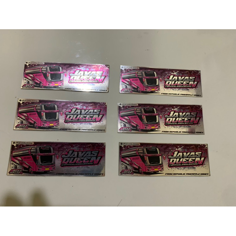 

STIKER JAVASQUEN HOLOGRAM NEW