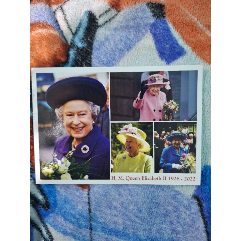 

kartu pos queen elizabeth royal family postcard