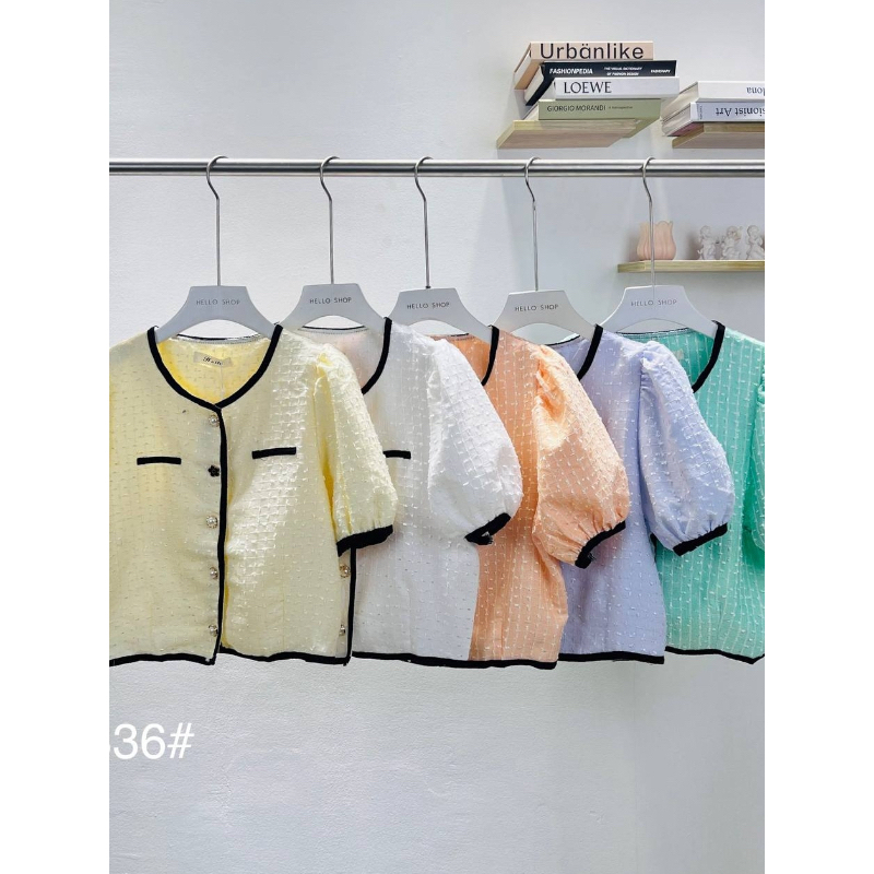 Kemeja Korea | Kemeja Katun Wanita | Baju Import Bangkok