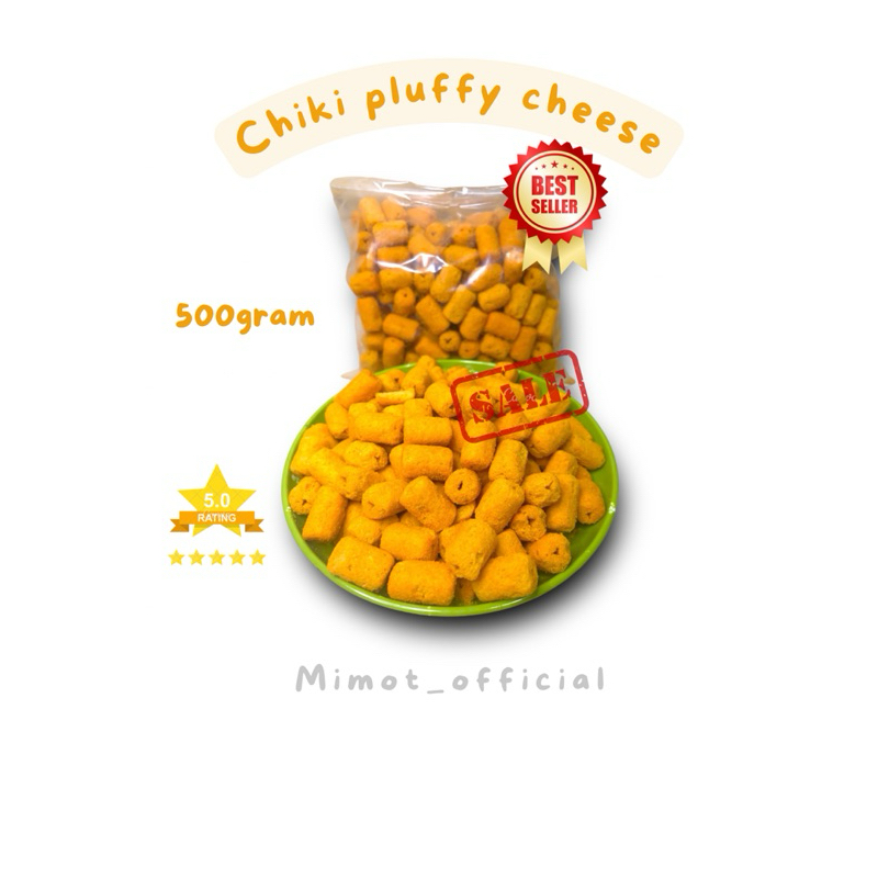 

Chiki Pluffy Cheese / Chiki Siip 500gram Gurih Manis