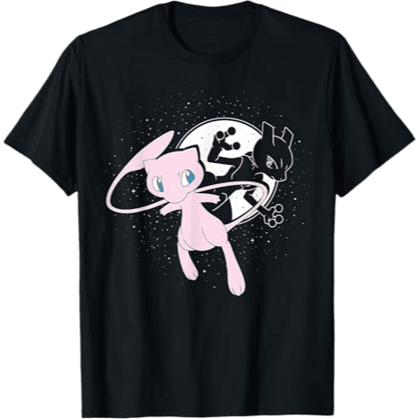 Pokémon - Celestial Mew & MewTwo Moon T-Shirt
