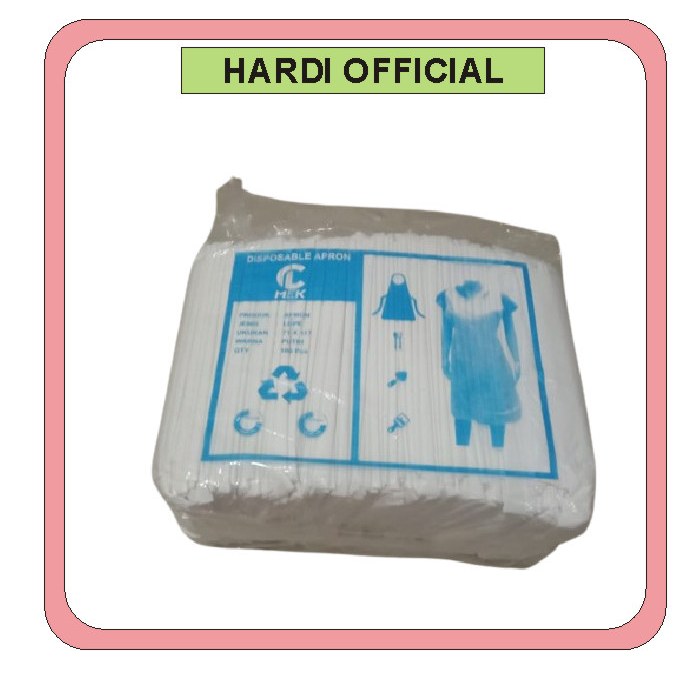 APRON MEDIS, APRON CELEMEK  APD DISPOSABLE SATUAN