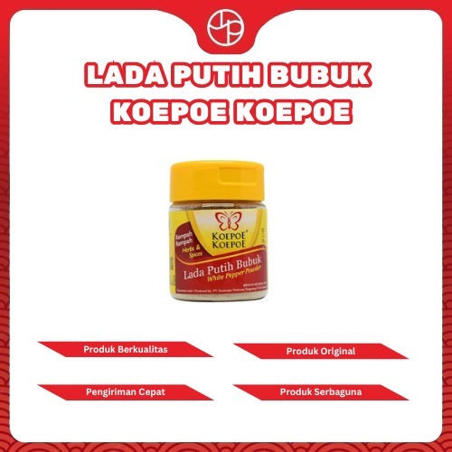 

Lada Putih Bubuk Koepoe Koepoe Serbaguna Berkualitas Tinggi