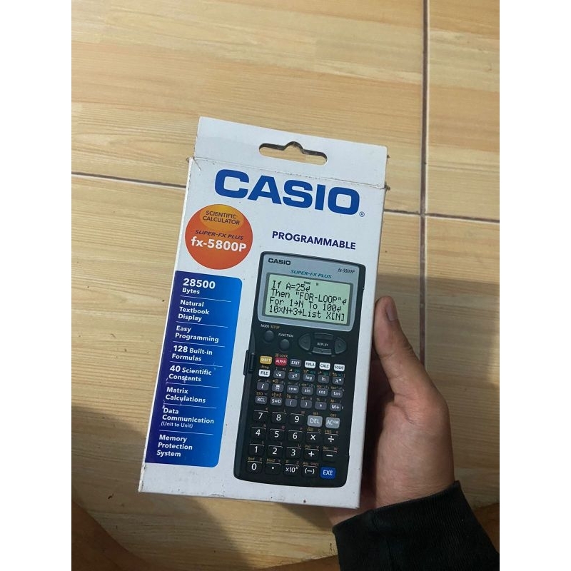 

Kalkulator Casio fx-5800P