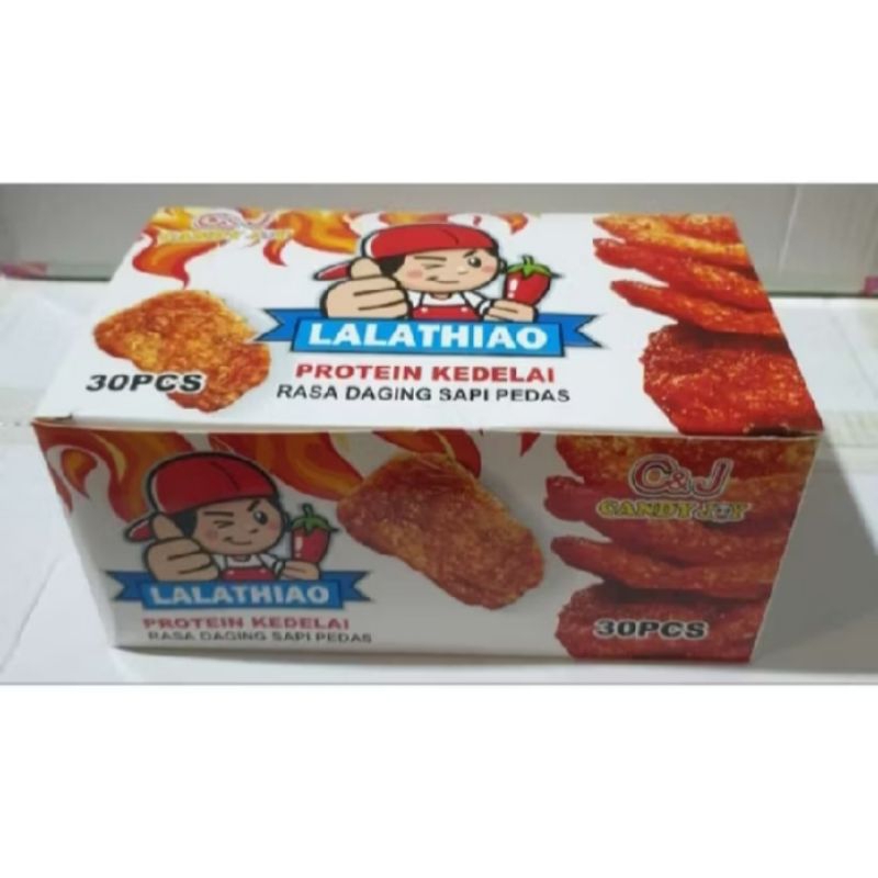 

Lala Tiao - Halal-Rasa Daging Sapi Pedas - isi 30 pcs/box