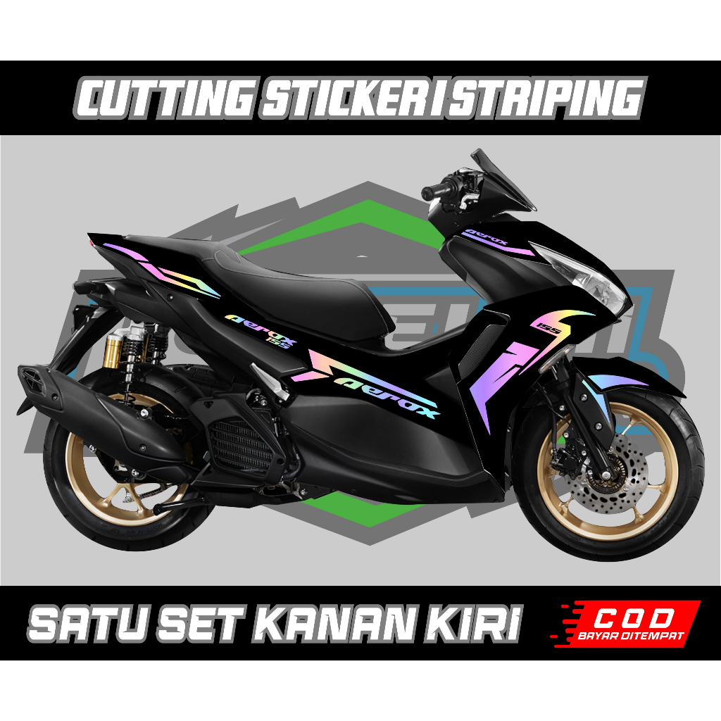 STRIPING|CUTTING STICKER AEROX 155 NEW