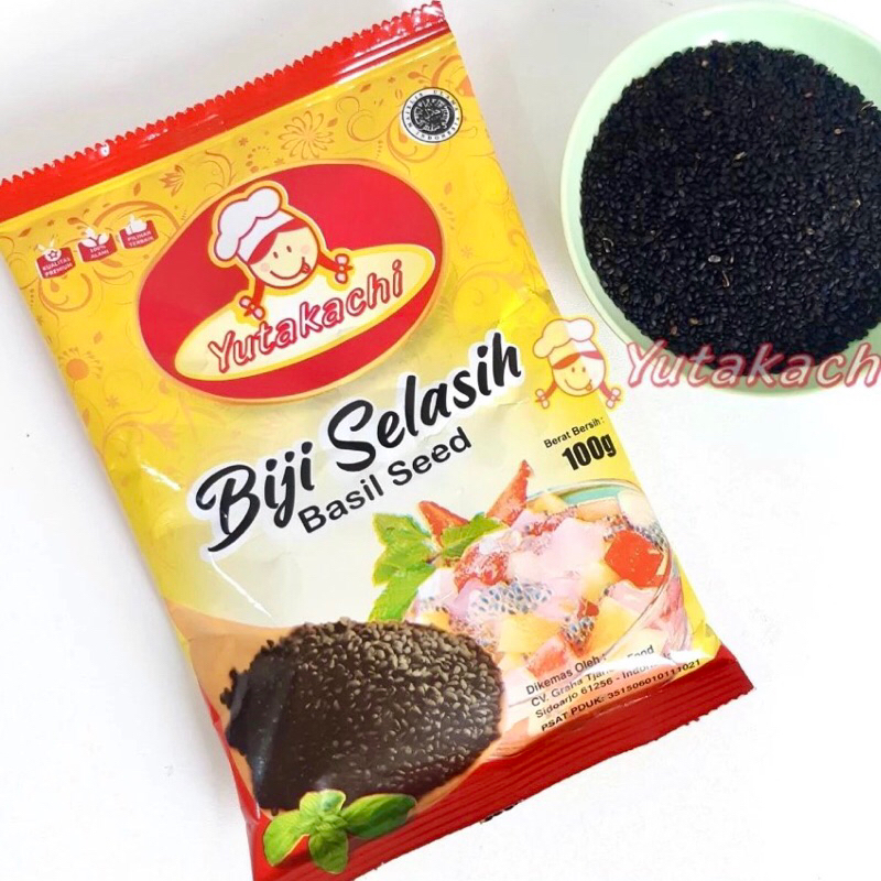 

Biji Selasih 100gr / Basil Seed / Telasih 100gr