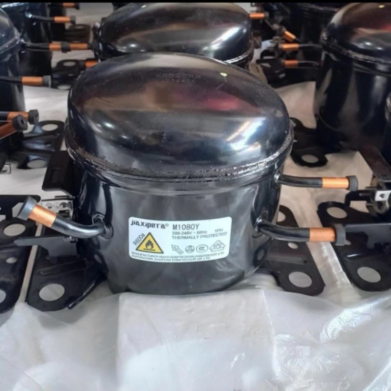 kompresor kulkas freezer Aqua M1080Y freon R600A original