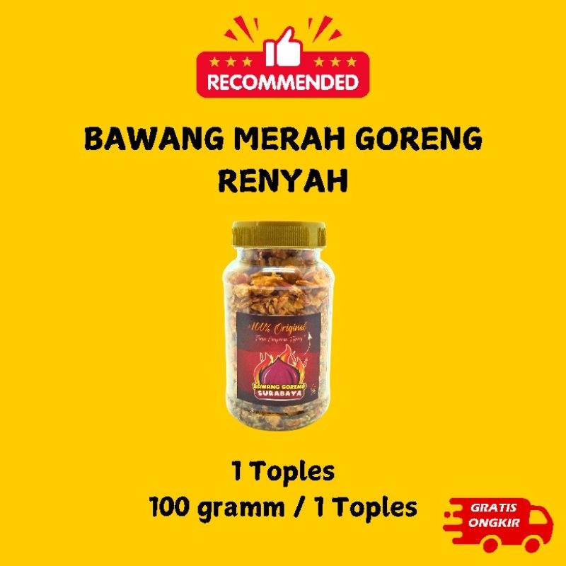 

Bawang Merah Goreng Renyah 100Gram