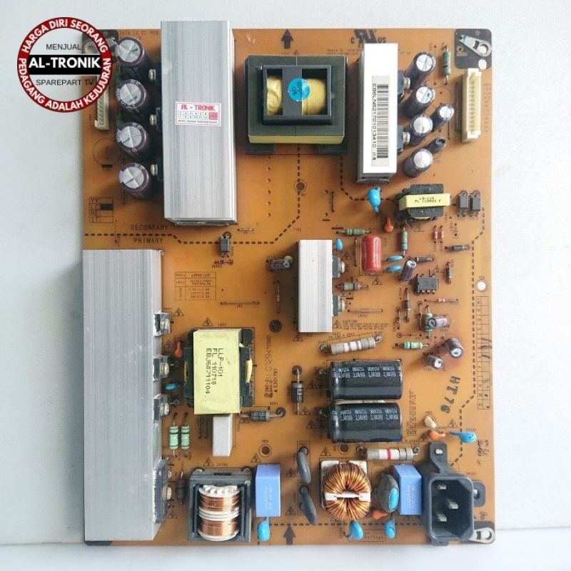 POWER SUPPLY TV LCD LG 42 INCH MODEL 42LK450-TG REGULATOR PSU POWER SUPLAY LG 42LK450 42LK ORIGINAL