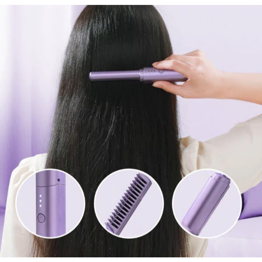 Hairoline sisir pelurus rambut elektrik