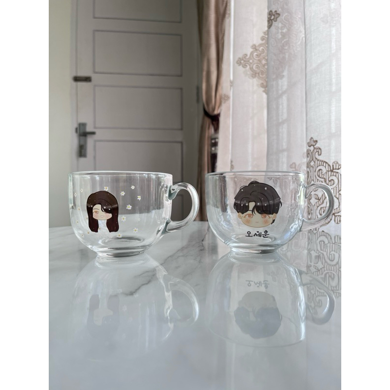 mug cereal kartun kpop fanart