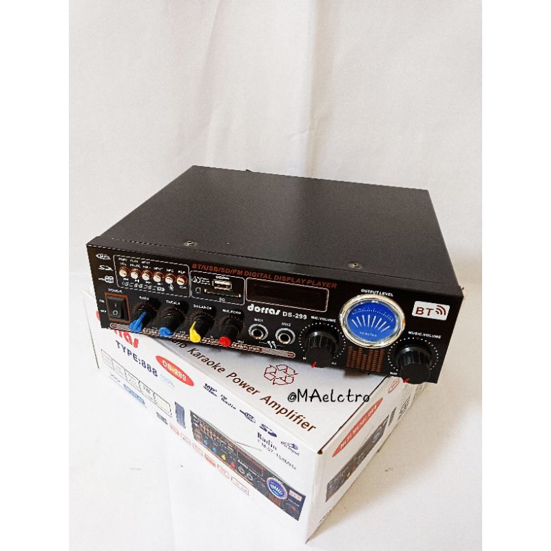 POWER AMPLIFIER DORRAS DS-299 TYPE:888 BLUETOOTH MP3 100% PREMIUM QUALITY