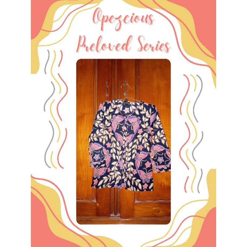 ATASAN BATIK BENANG RAJA WANITA ORIGINAL PRELOVED