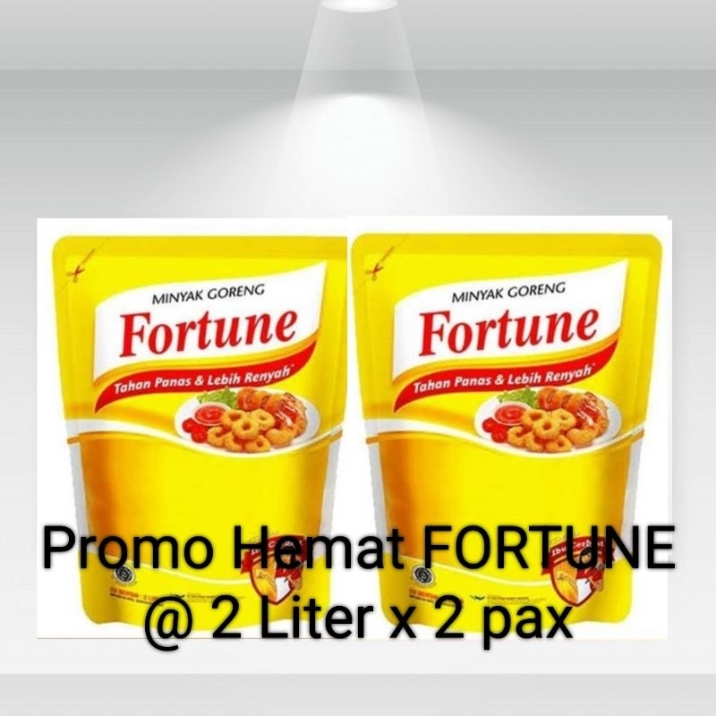 

FORTUNE Minyak Goreng 2 liter|Twin Pack