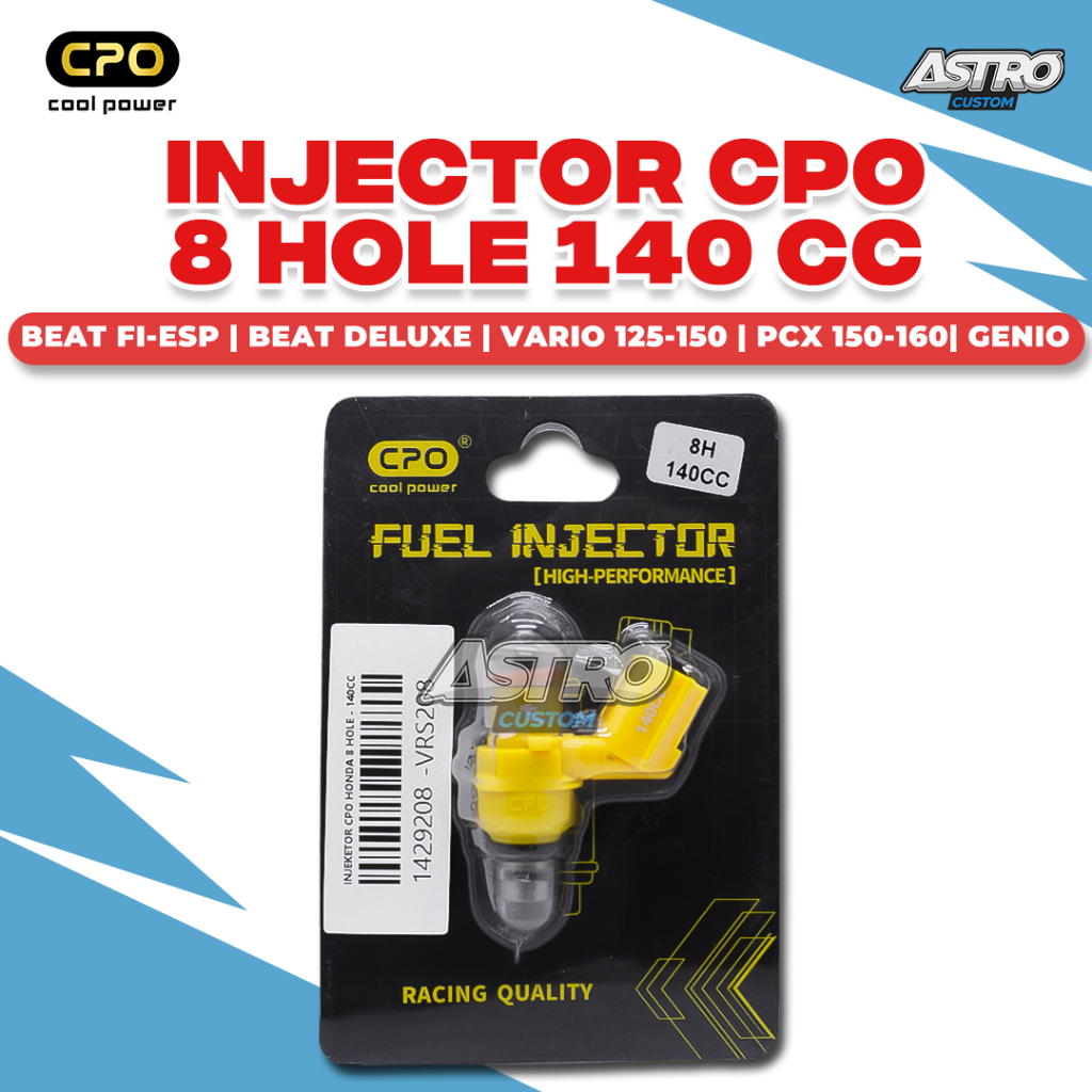 Injector CPO Vario 125 150 PCX ADV Beat Scoopy Spacy Sonic CBR 150 Cool Power Honda Injektor Racing