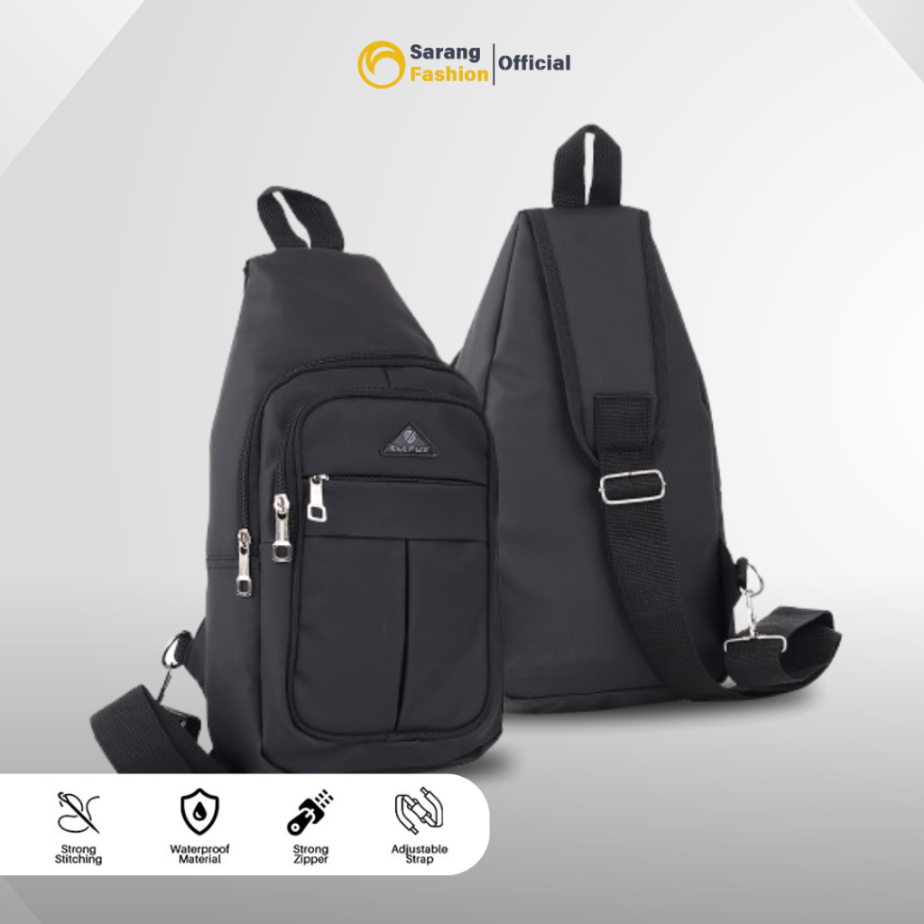 Tas Waistbag Pria | Waistbag Waterproof Tas Pinggang Premium