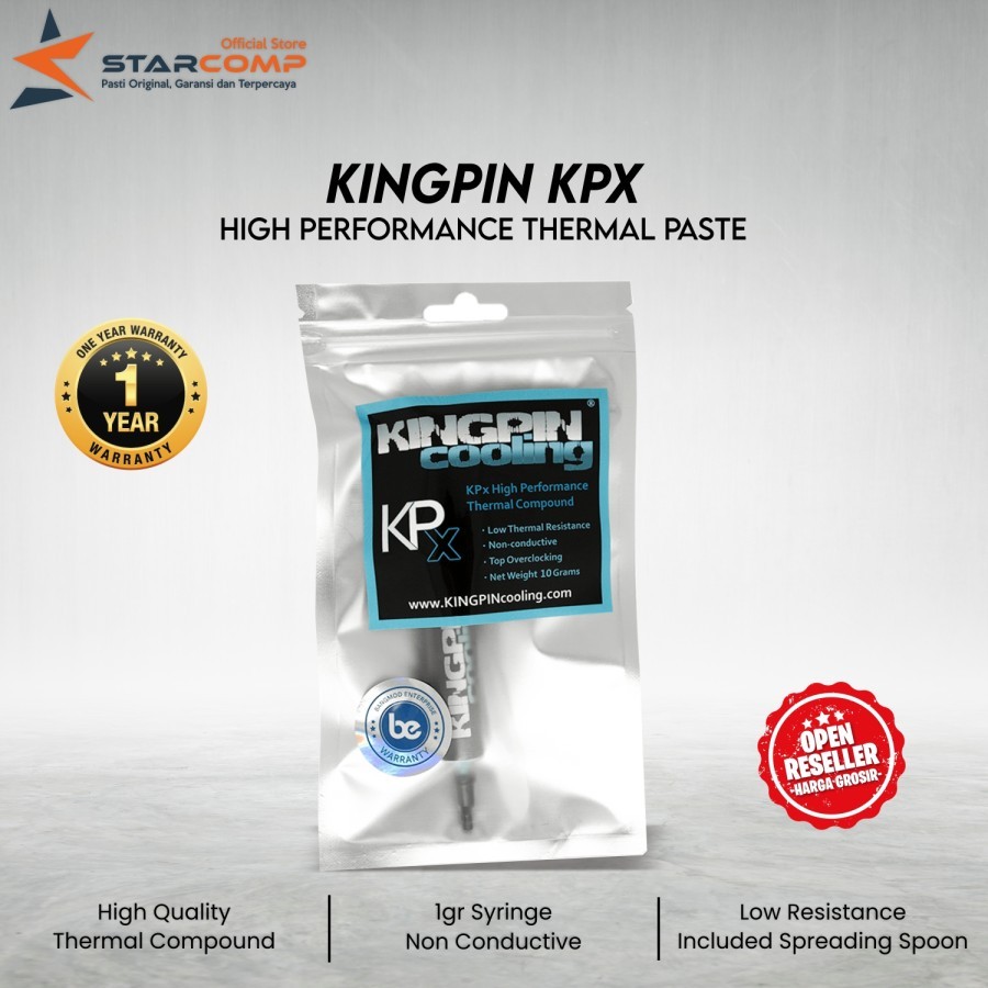 Kingpin KPx High Performance Thermal Paste 1 gram Thermal Paste Grease