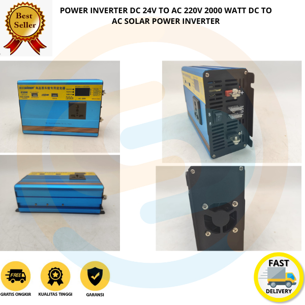 POWER INVERTER DC 24V TO AC 220V 1000 WATT DC TO AC SOLAR POWER INVERTER