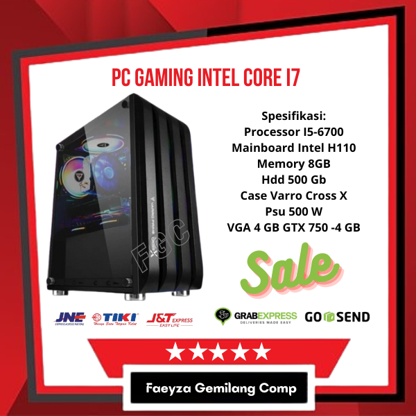 PC Gaming Intel Core I7 CPU only