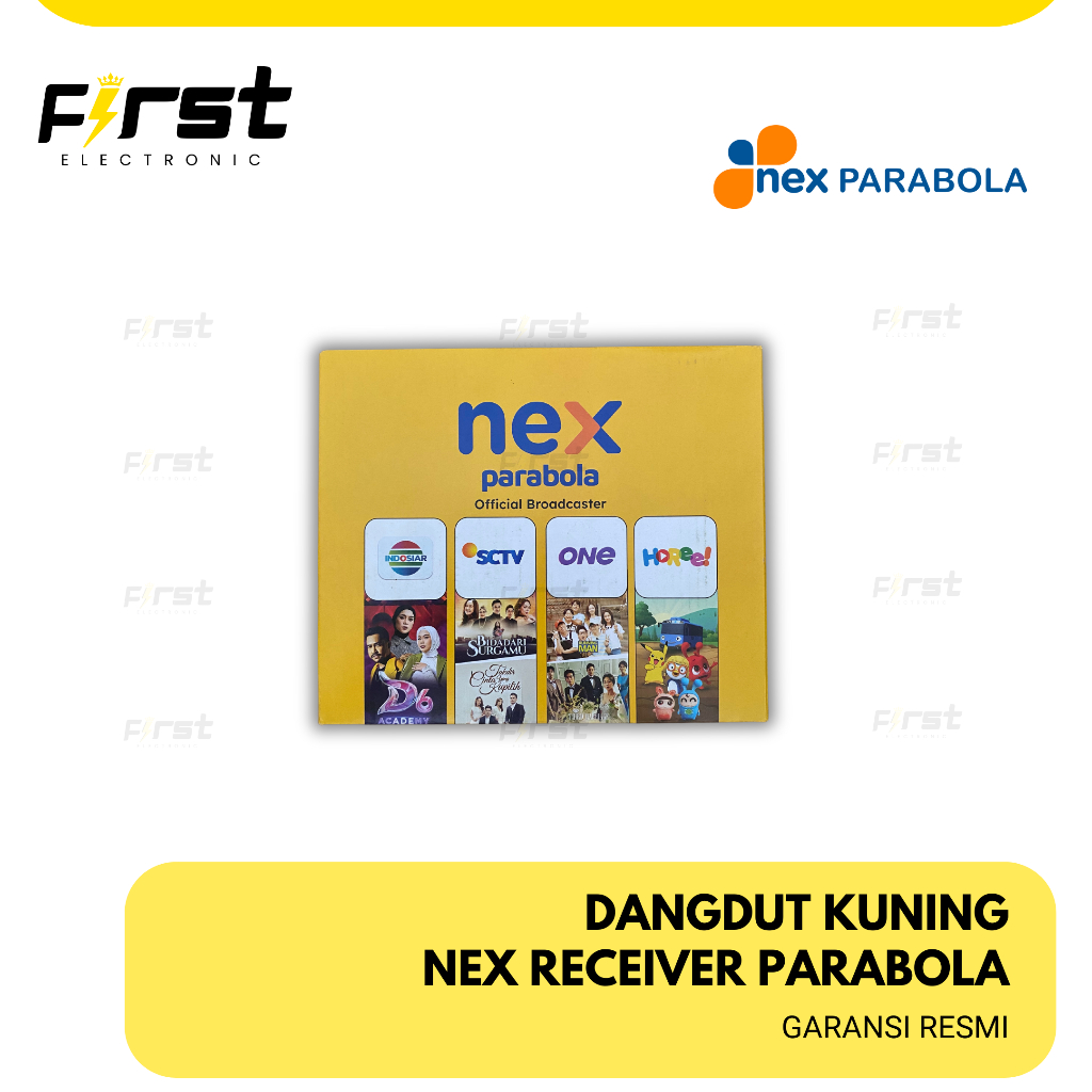Receiver Parabola Digital Nex Dangdut Kuning