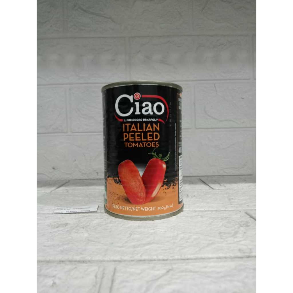 

Ciao Italian Peeled Tomatoes 400 gr exp. 12.2025